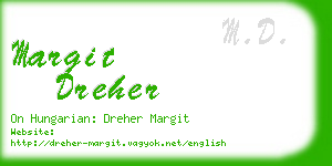margit dreher business card